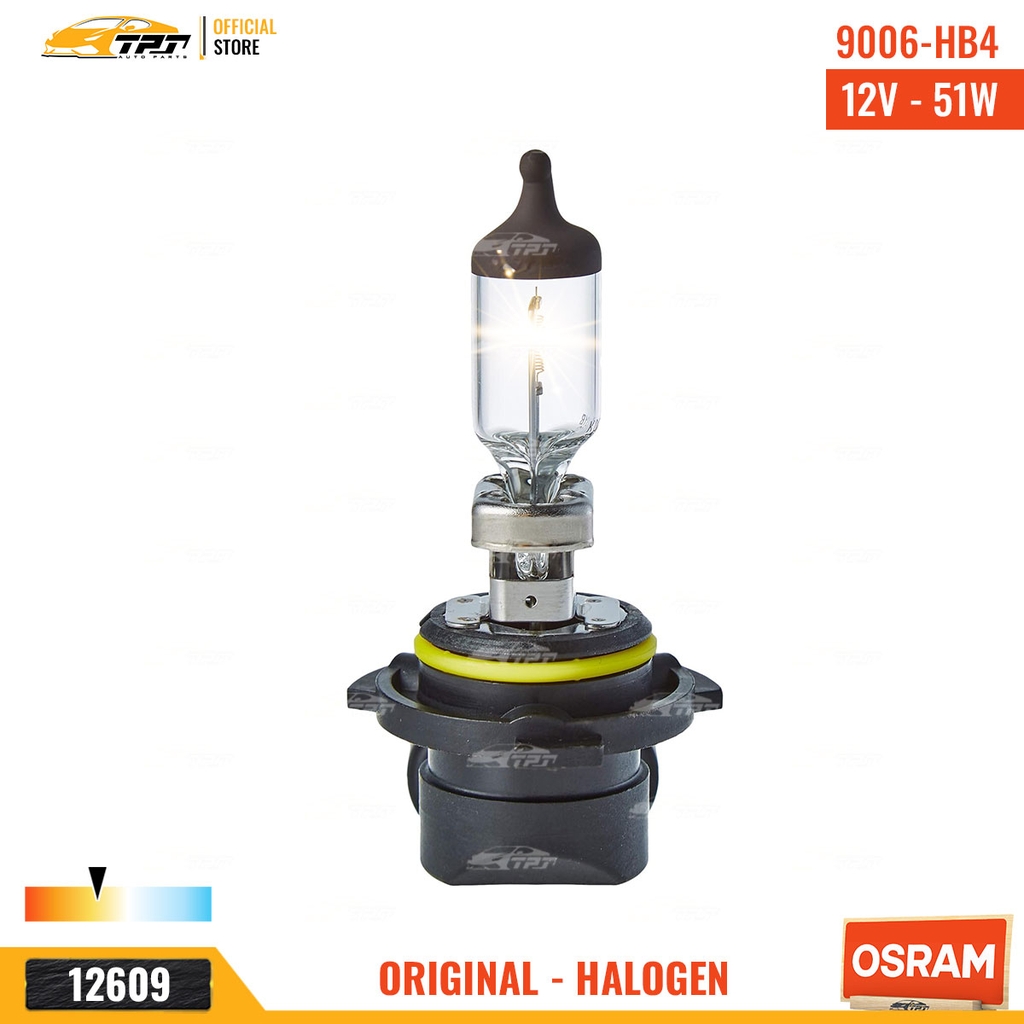 900601B Bóng Đèn Halogen Tiêu Chuẩn HB4 9006 Chân CONG [12V - 55W] Vĩ = 1c OSRAM - Germany