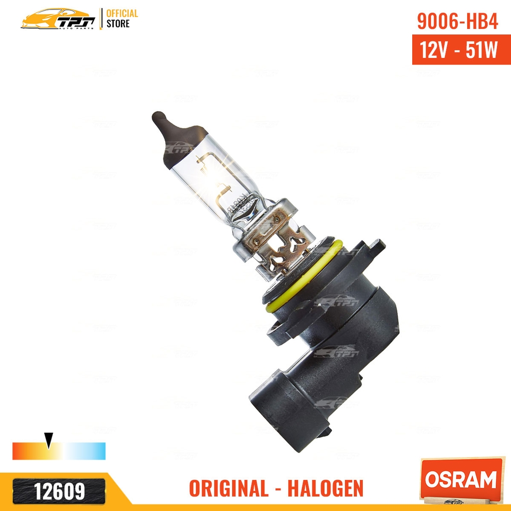 900601B Bóng Đèn Halogen Tiêu Chuẩn HB4 9006 Chân CONG [12V - 55W] Vĩ = 1c OSRAM - Germany