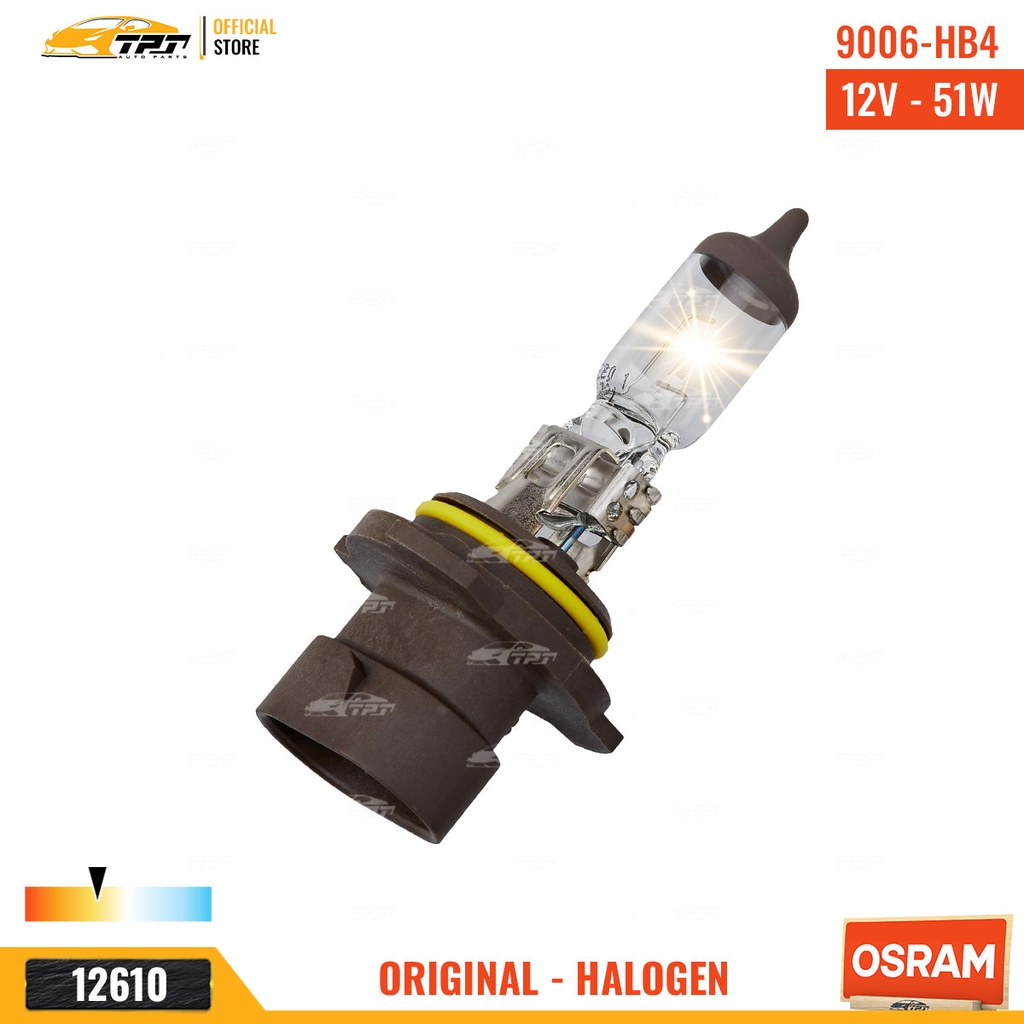 9006XS Bóng Đèn Halogen Tiêu Chuẩn HB4 9006 Chân Thẳng [12V - 55W] Hộp = 1c OSRAM - Germany
