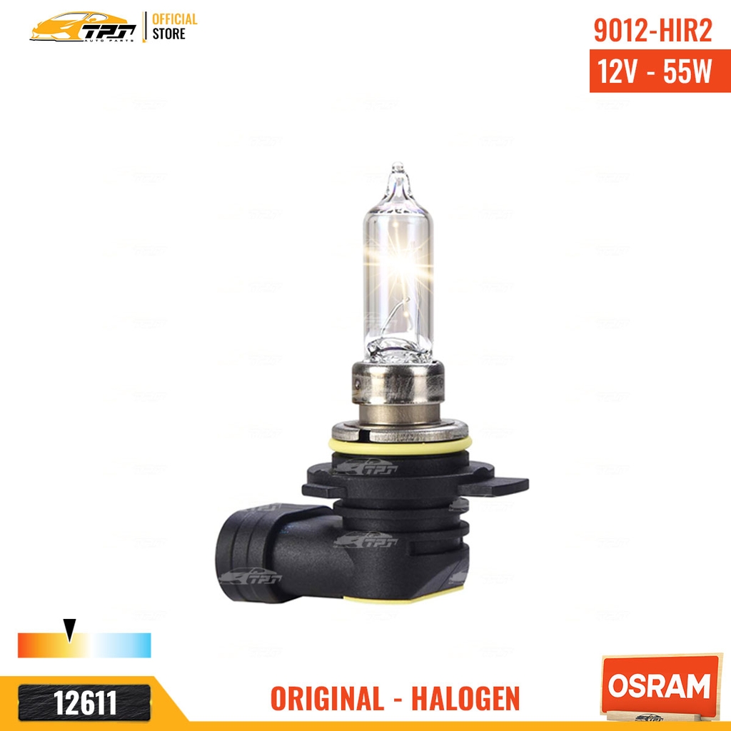 9012 Bóng Đèn Halogen Tiêu Chuẩn HIR2 9012 Chân CONG [12V - 55W] Hộp = 1c OSRAM - Germany
