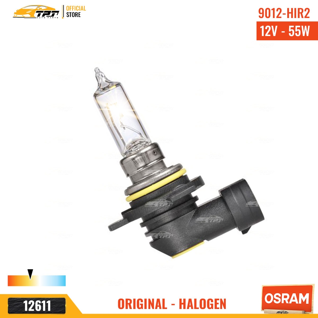 9012 Bóng Đèn Halogen Tiêu Chuẩn HIR2 9012 Chân CONG [12V - 55W] Hộp = 1c OSRAM - Germany