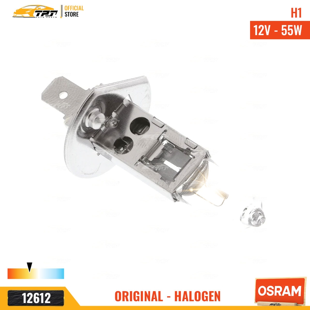 6415001B Bóng Đèn Halogen Tiêu Chuẩn H1 [12V - 55W] Vĩ = 1c OSRAM - Germany