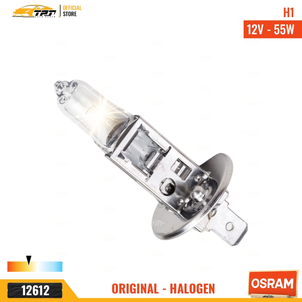6415001B Bóng Đèn Halogen Tiêu Chuẩn H1 [12V - 55W] Vĩ = 1c OSRAM - Germany