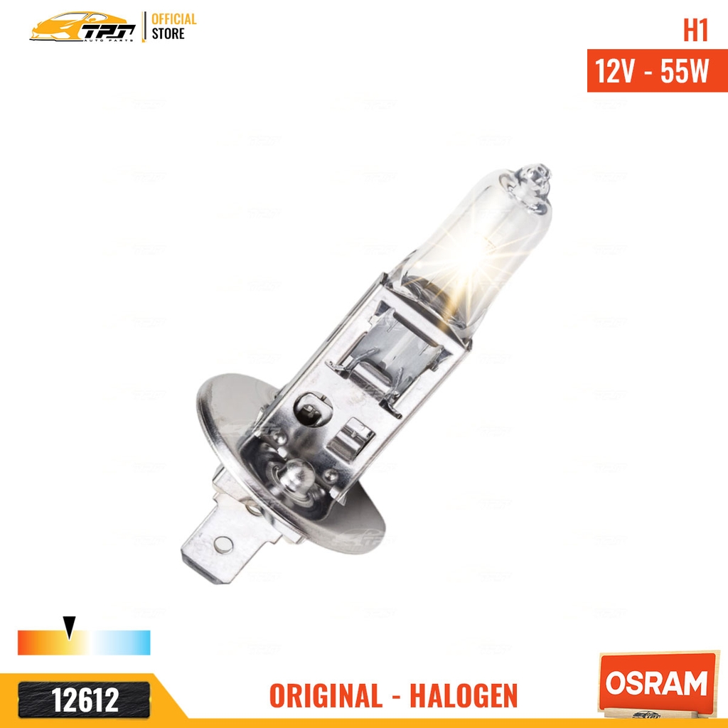 6415001B Bóng Đèn Halogen Tiêu Chuẩn H1 [12V - 55W] Vĩ = 1c OSRAM - Germany
