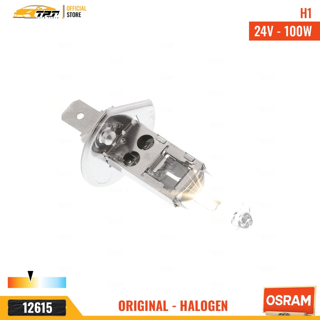 62241SB Bóng Đèn Halogen Tiêu Chuẩn H1 [24V - 100W] Hộp = 1c OSRAM - Germany