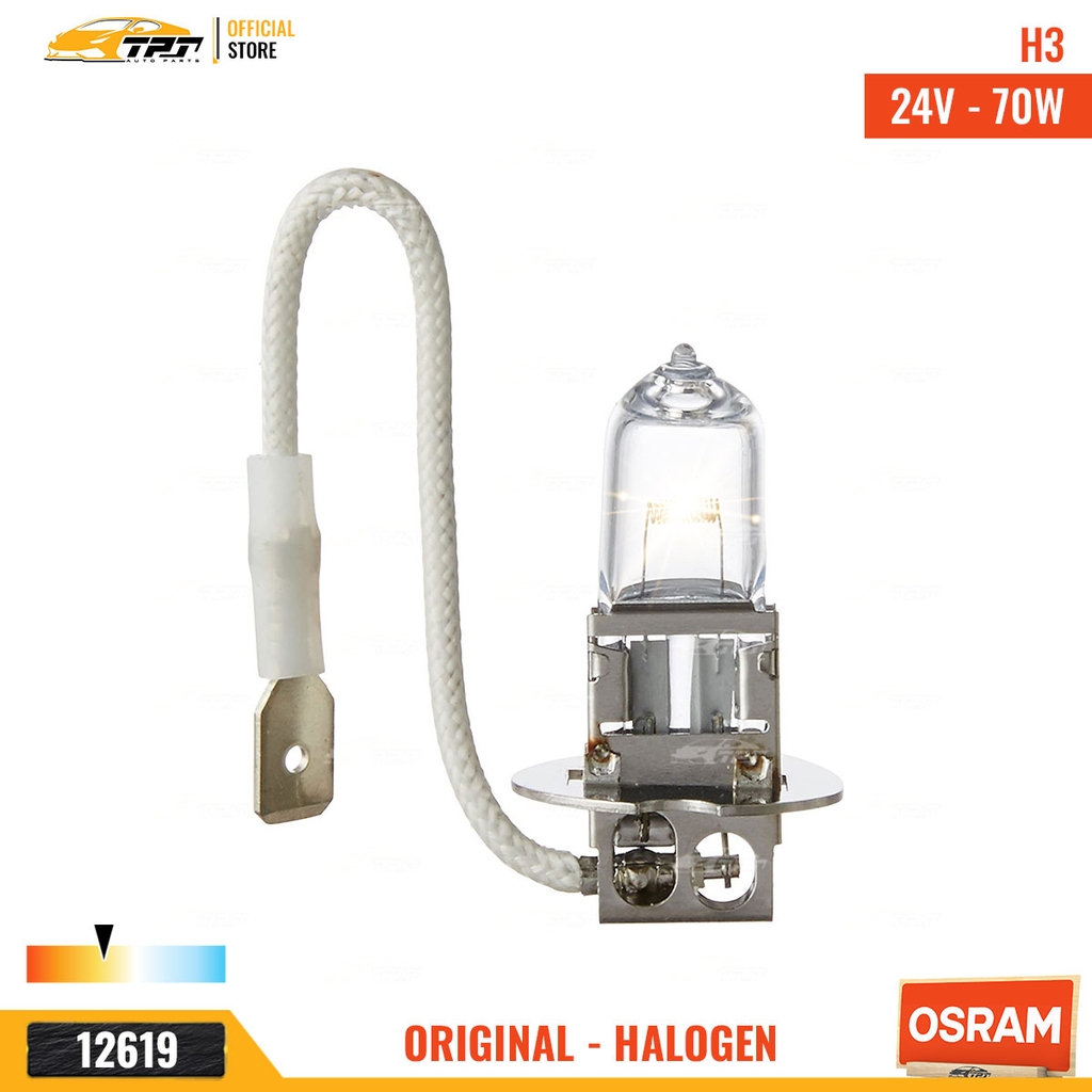 6415601B Bóng Đèn Halogen Tiêu Chuẩn H3 [24V - 70W] Vĩ = 1c OSRAM - Germany