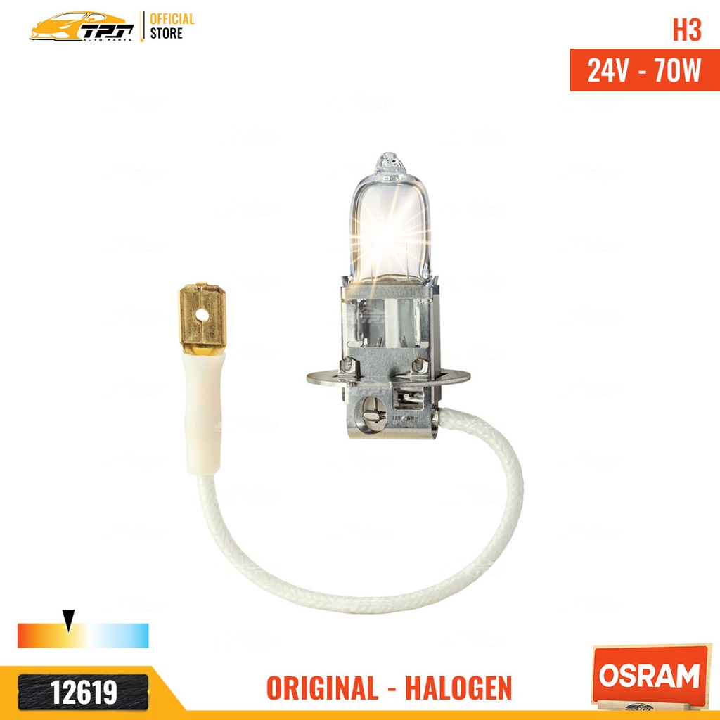 6415601B Bóng Đèn Halogen Tiêu Chuẩn H3 [24V - 70W] Vĩ = 1c OSRAM - Germany