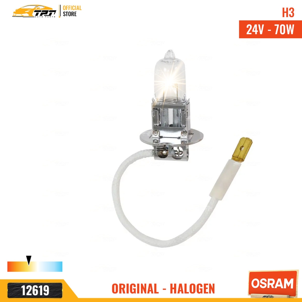 6415601B Bóng Đèn Halogen Tiêu Chuẩn H3 [24V - 70W] Vĩ = 1c OSRAM - Germany