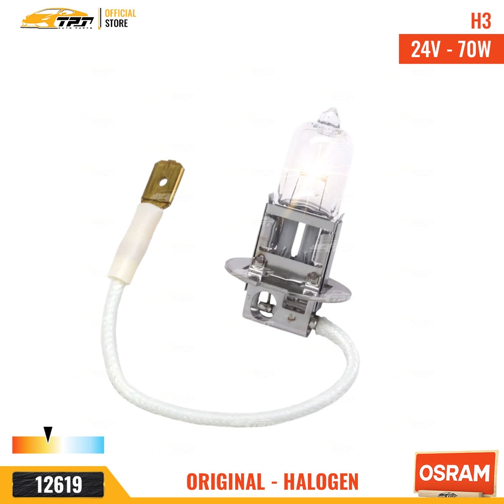 6415601B Bóng Đèn Halogen Tiêu Chuẩn H3 [24V - 70W] Vĩ = 1c OSRAM - Germany