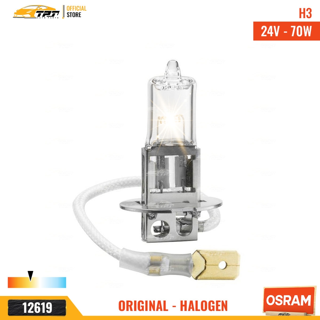 6415601B Bóng Đèn Halogen Tiêu Chuẩn H3 [24V - 70W] Vĩ = 1c OSRAM - Germany