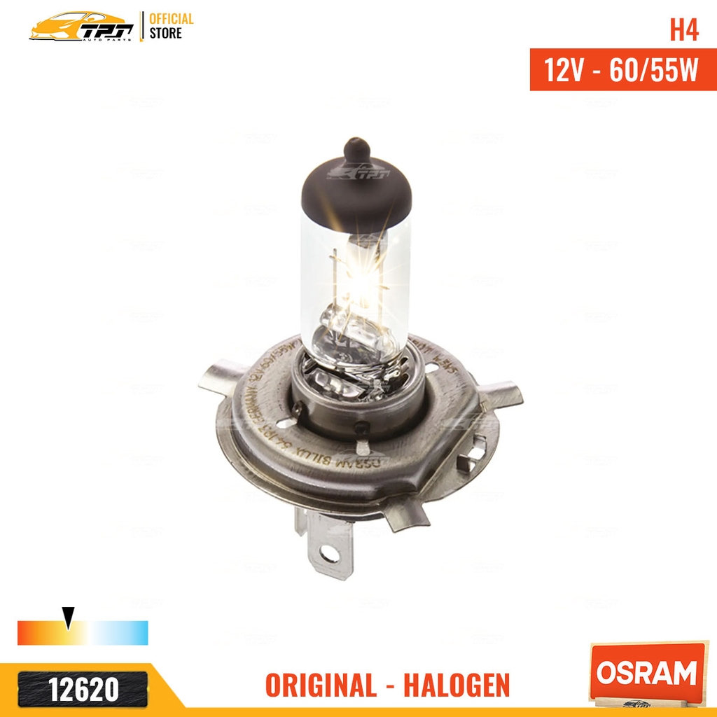 6419301B Bóng Đèn Halogen Tiêu Chuẩn P43T H4 [12V - 55W] Vĩ = 1c OSRAM - Germany