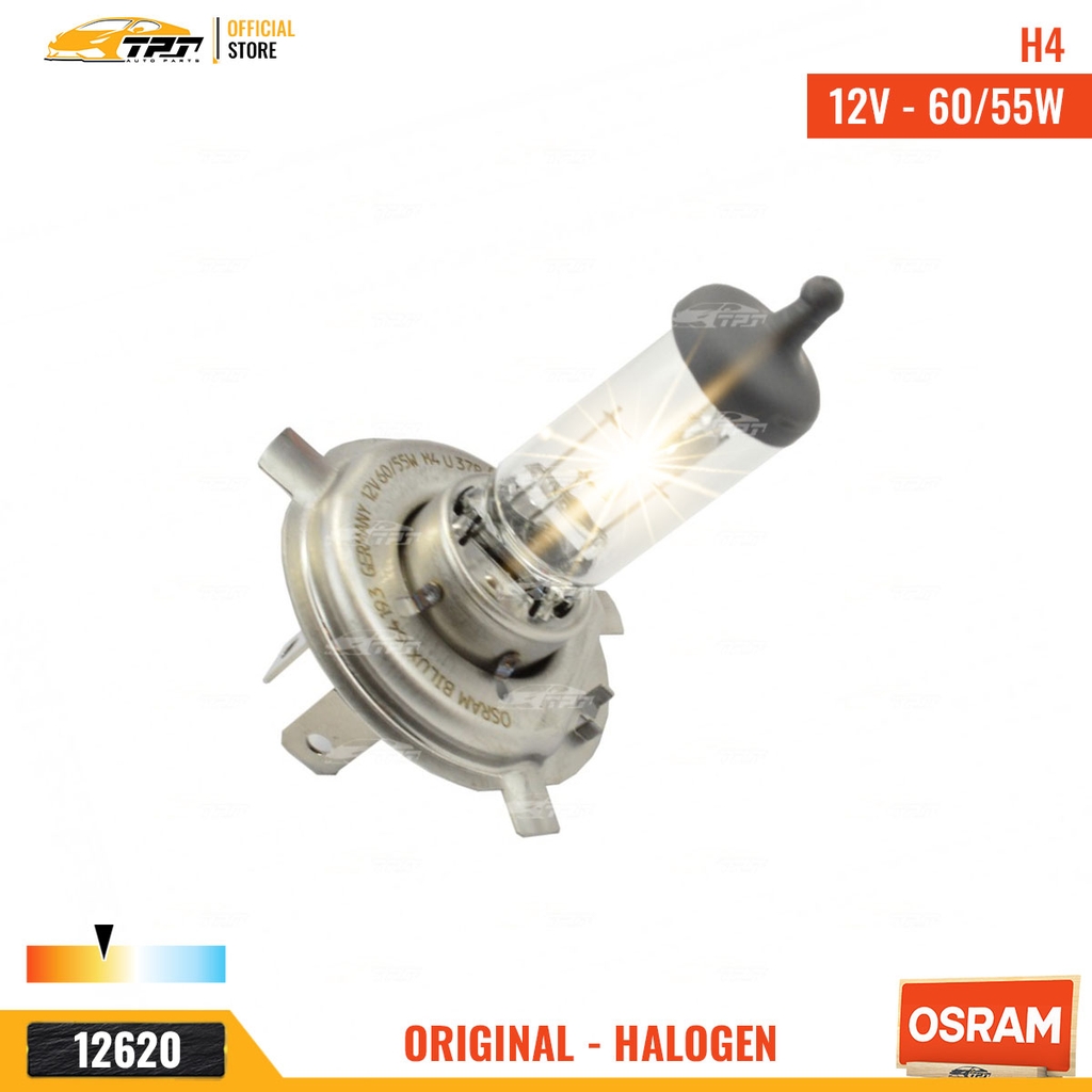 6419301B Bóng Đèn Halogen Tiêu Chuẩn P43T H4 [12V - 55W] Vĩ = 1c OSRAM - Germany