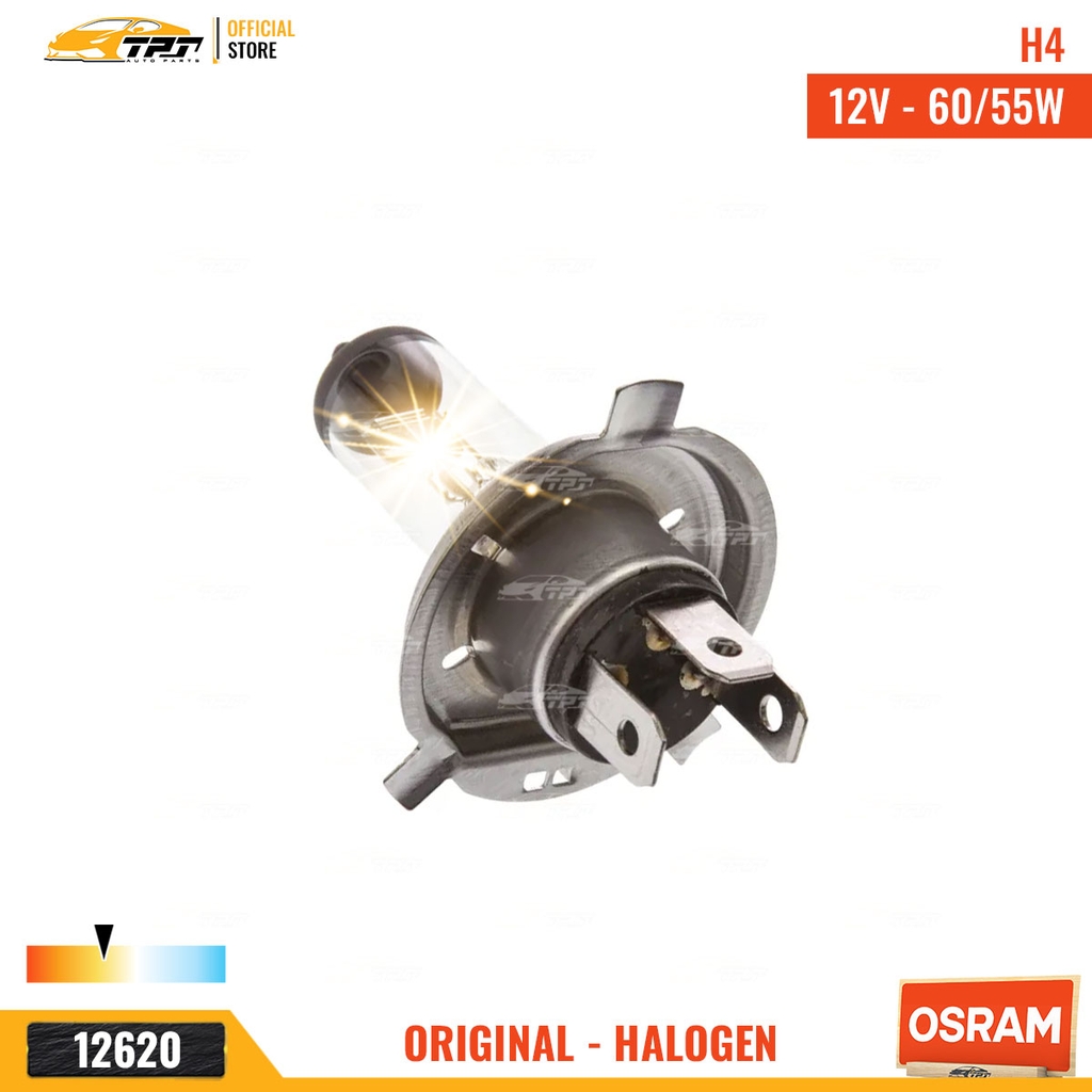 6419301B Bóng Đèn Halogen Tiêu Chuẩn P43T H4 [12V - 55W] Vĩ = 1c OSRAM - Germany