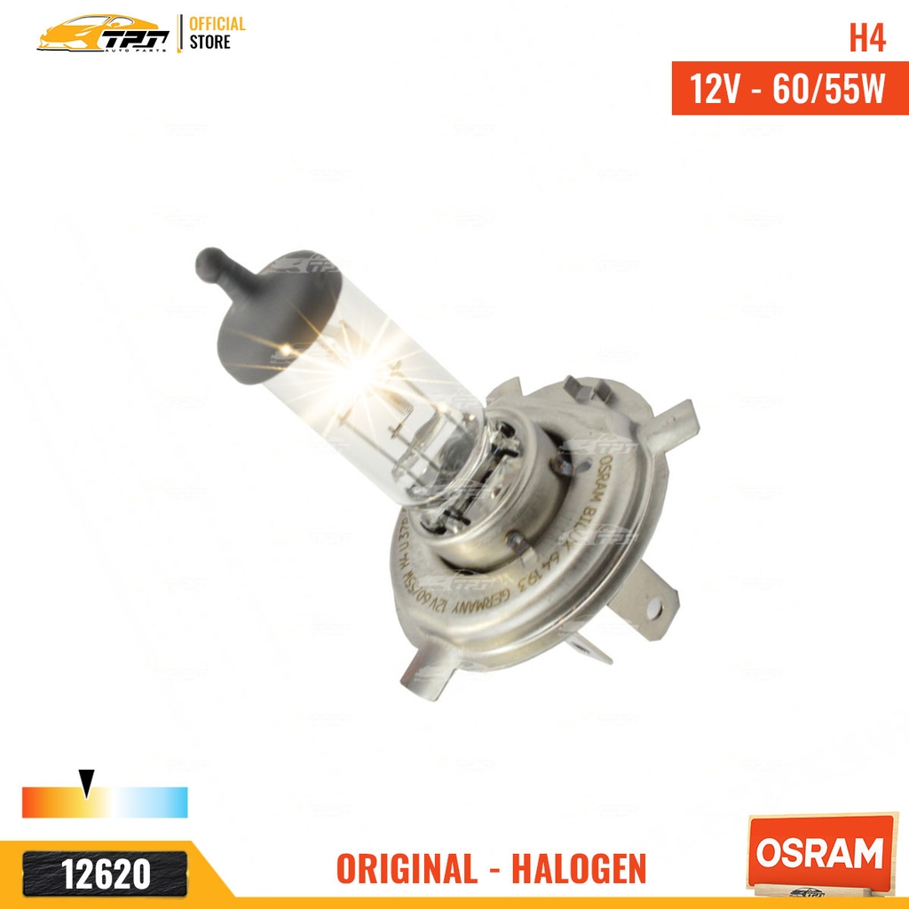6419301B Bóng Đèn Halogen Tiêu Chuẩn P43T H4 [12V - 55W] Vĩ = 1c OSRAM - Germany
