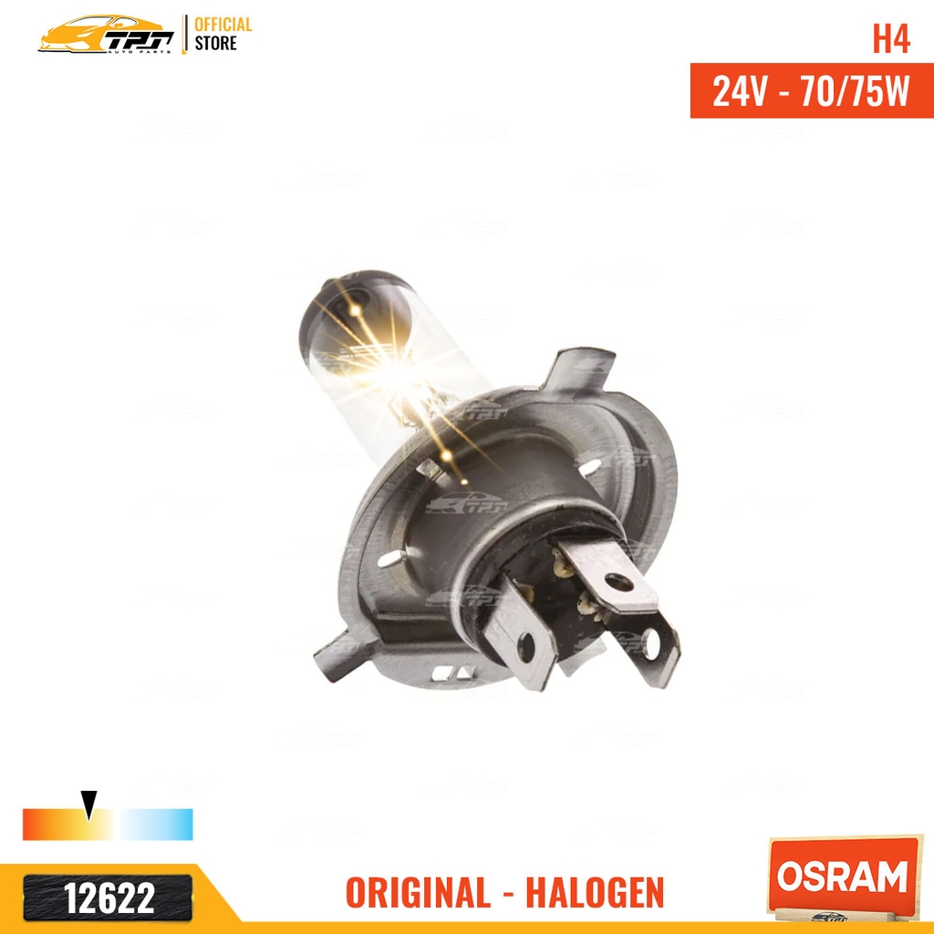 64196 Bóng Đèn Halogen Tiêu Chuẩn P43T H4 [24V - 70W] Hộp = 1c OSRAM - Germany