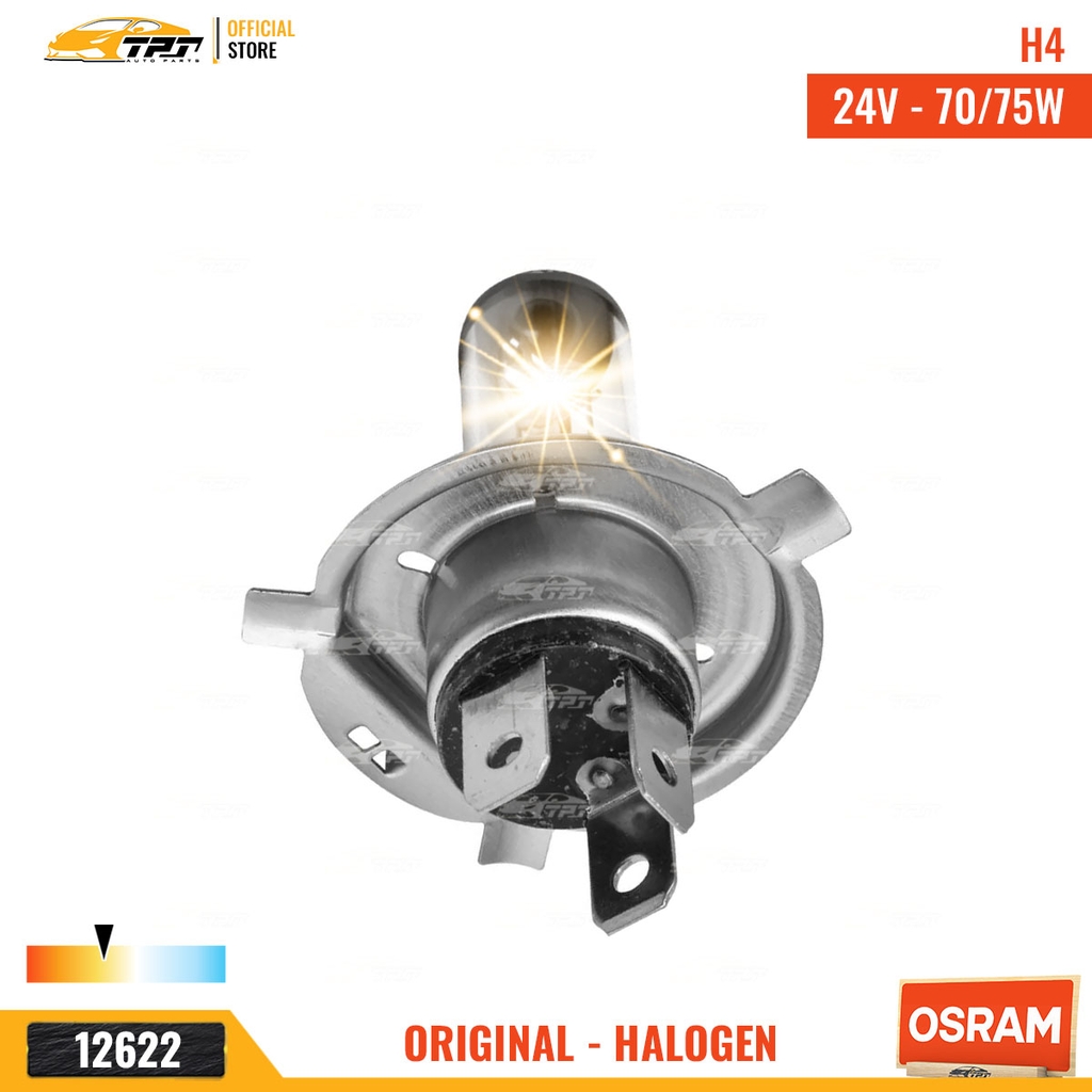 64196 Bóng Đèn Halogen Tiêu Chuẩn P43T H4 [24V - 70W] Hộp = 1c OSRAM - Germany