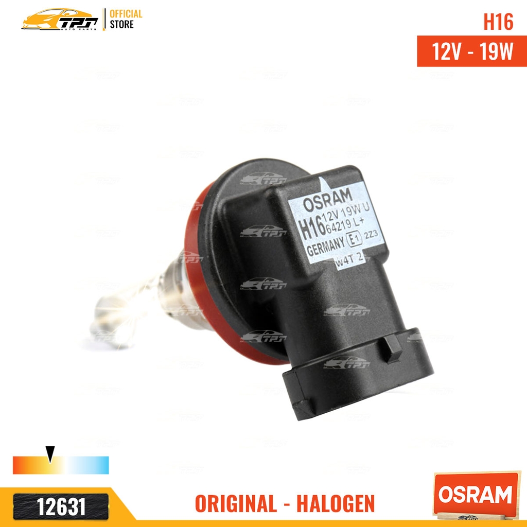 64219L+ Bóng Đèn Halogen Tiêu Chuẩn H16 [12V - 19W] Hộp = 1c OSRAM - Germany