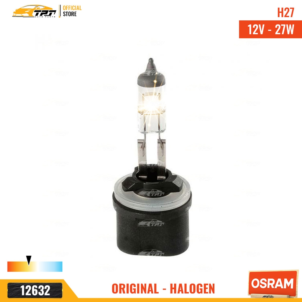 880 Bóng Đèn Halogen Tiêu Chuẩn 880 H27 Chân Thẳng [12V - 27W] Hộp = 1c OSRAM - Germany
