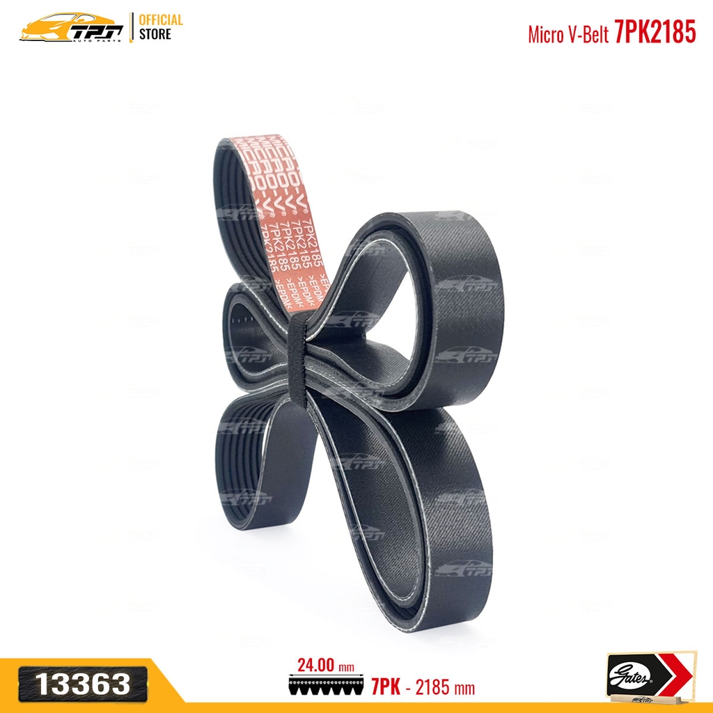 7PK2185 Dây Curoa Tổng Honda ACCORD 2.0 08-11 (56992-R60-U02) Hàng GATES - Usa