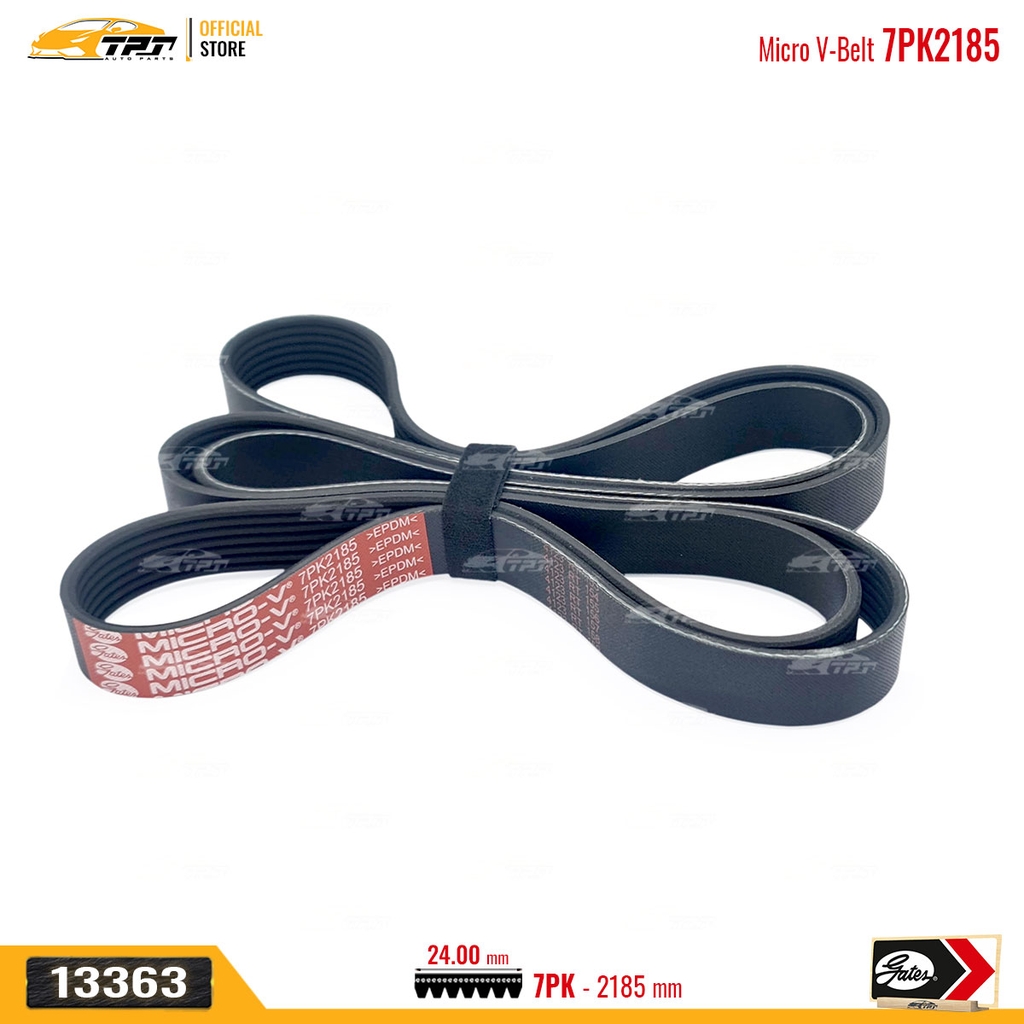 7PK2185 Dây Curoa Tổng Honda ACCORD 2.0 08-11 (56992-R60-U02) Hàng GATES - Usa