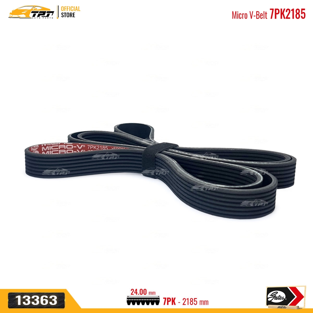 7PK2185 Dây Curoa Tổng Honda ACCORD 2.0 08-11 (56992-R60-U02) Hàng GATES - Usa