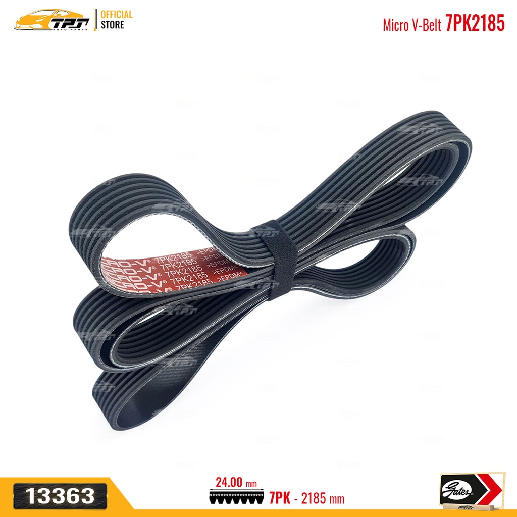 7PK2185 Dây Curoa Tổng Honda ACCORD 2.0 08-11 (56992-R60-U02) Hàng GATES - Usa