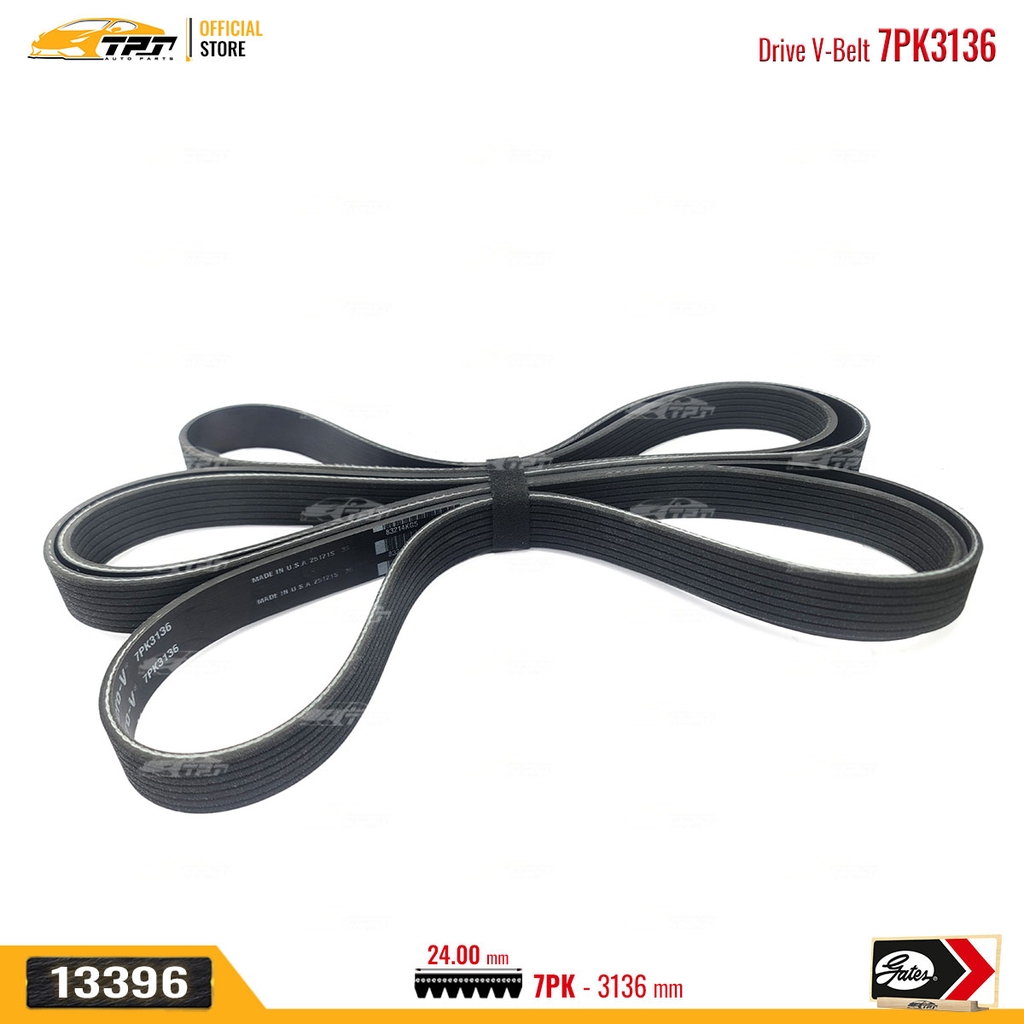 7PK3136 Dây Curoa Tổng Ford RANGER 2.2 - Mazda BT50 2.2 - GATES