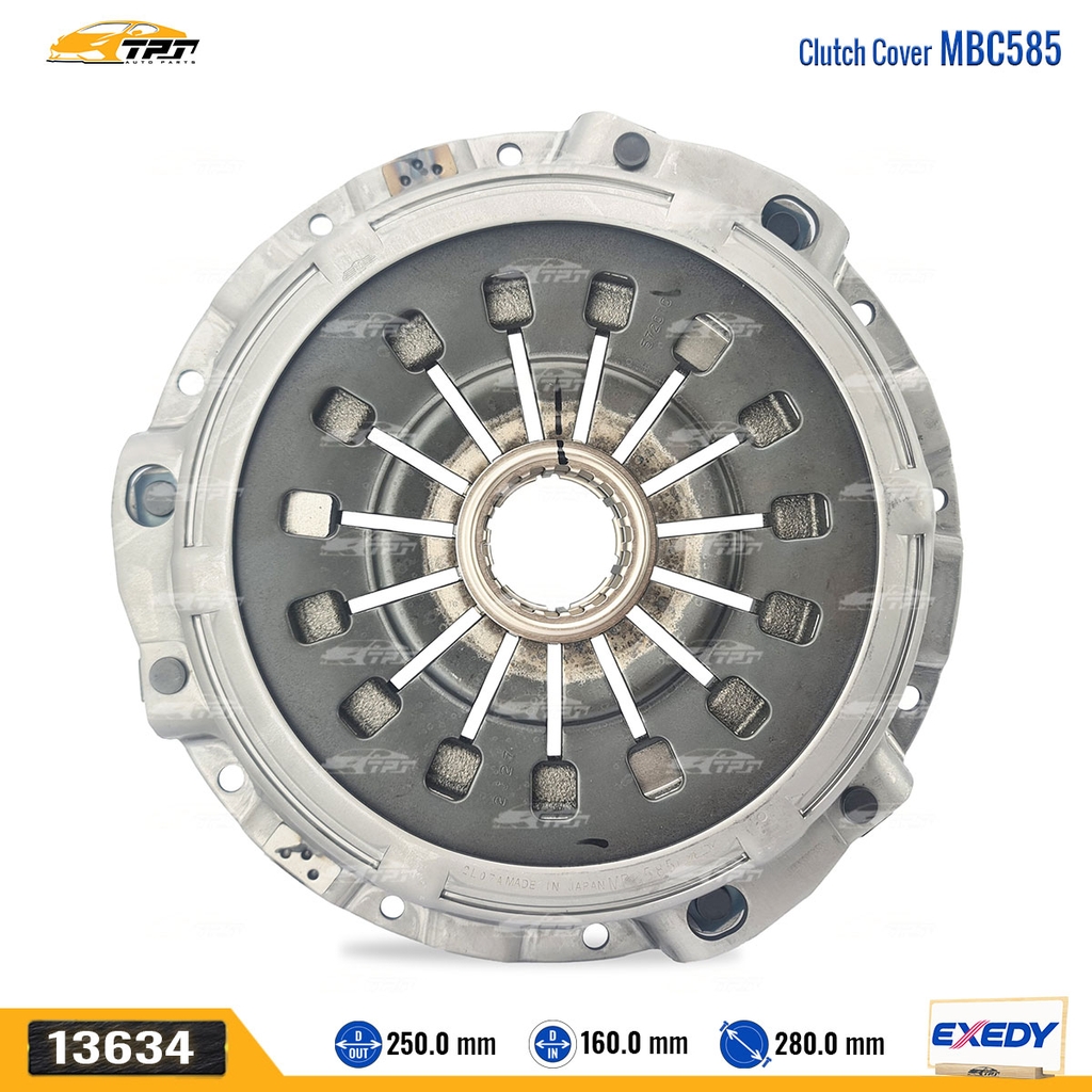 MBC585 Mâm Ép Mitsubishi PAJERO (Mâm mặt trời) 4M40 G674 - 4M40T - 6G74 [250 - 160] Exedy
