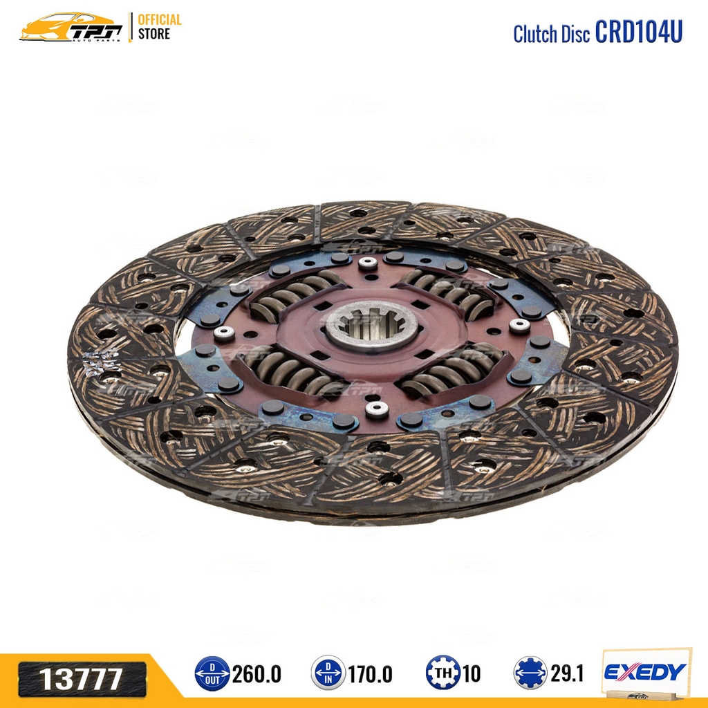 CRD104U Lá Côn [260-170-10R-29.1] Exedy