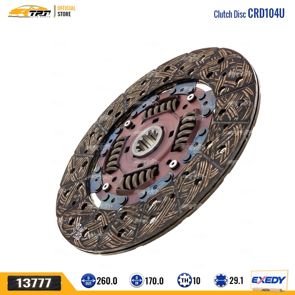 CRD104U Lá Côn [260-170-10R-29.1] Exedy