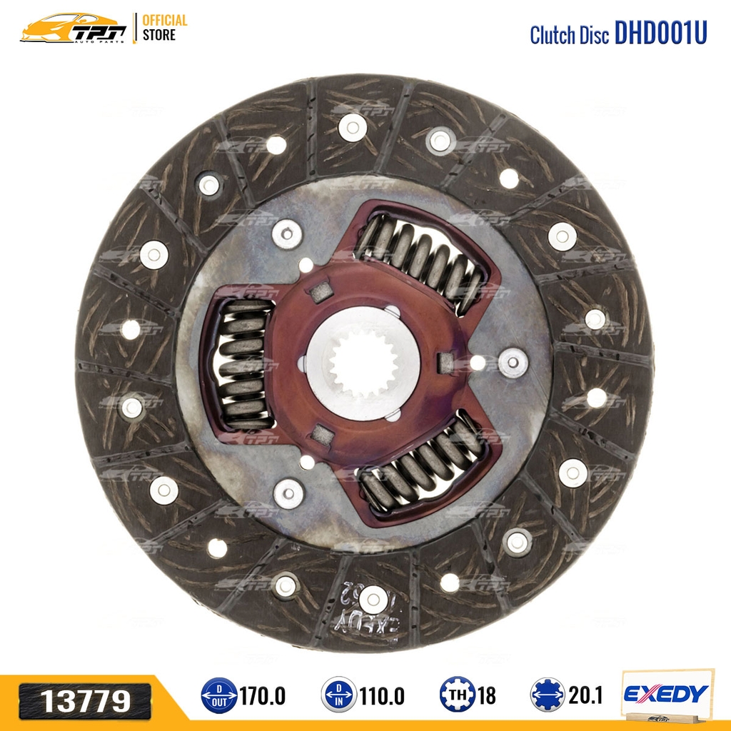 DHD001U Lá Côn [170-110-18R-20.1] Exedy
