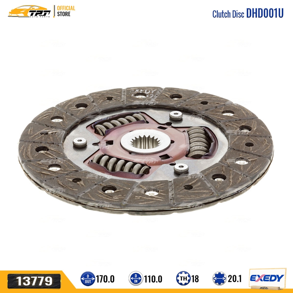 DHD001U Lá Côn [170-110-18R-20.1] Exedy
