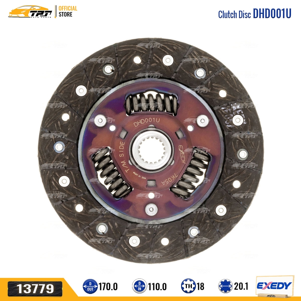 DHD001U Lá Côn [170-110-18R-20.1] Exedy