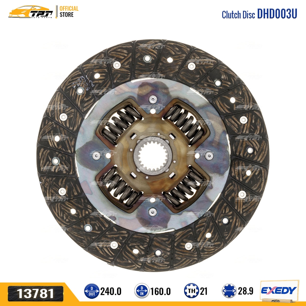 DHD003U Lá Côn [240-160-21R-28.9] Exedy