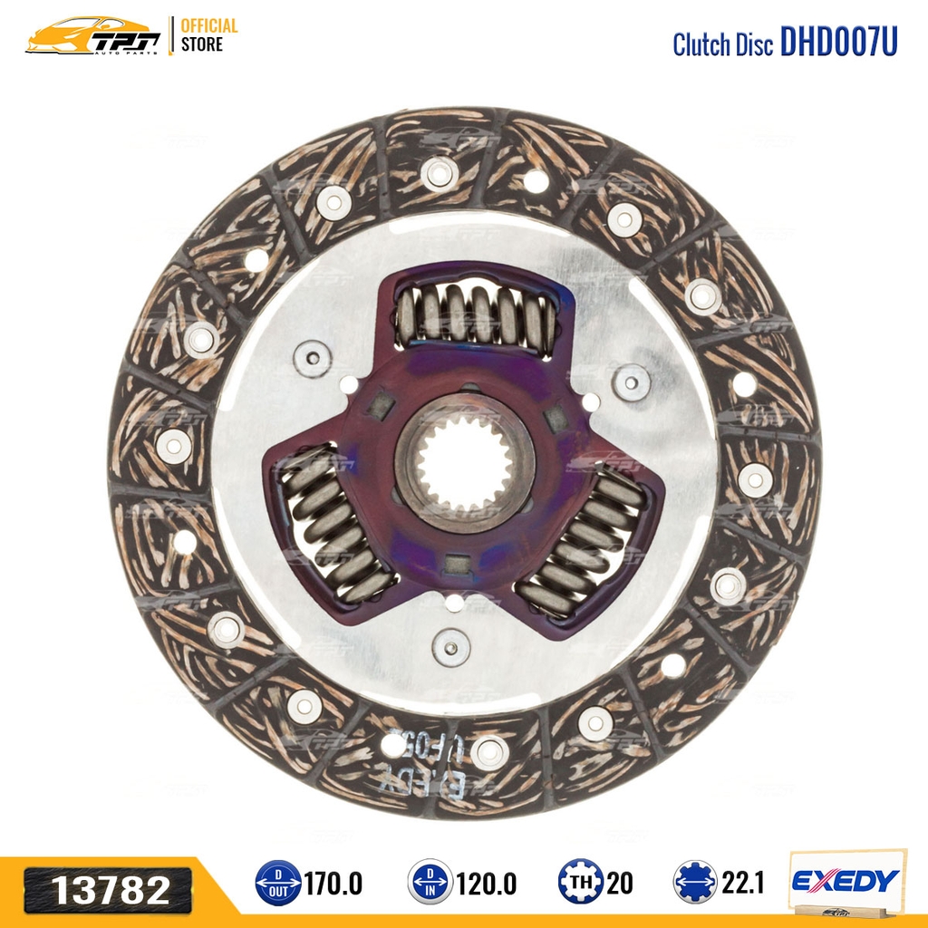 DHD007U Lá Côn [170-120-20R-22.1] Exedy