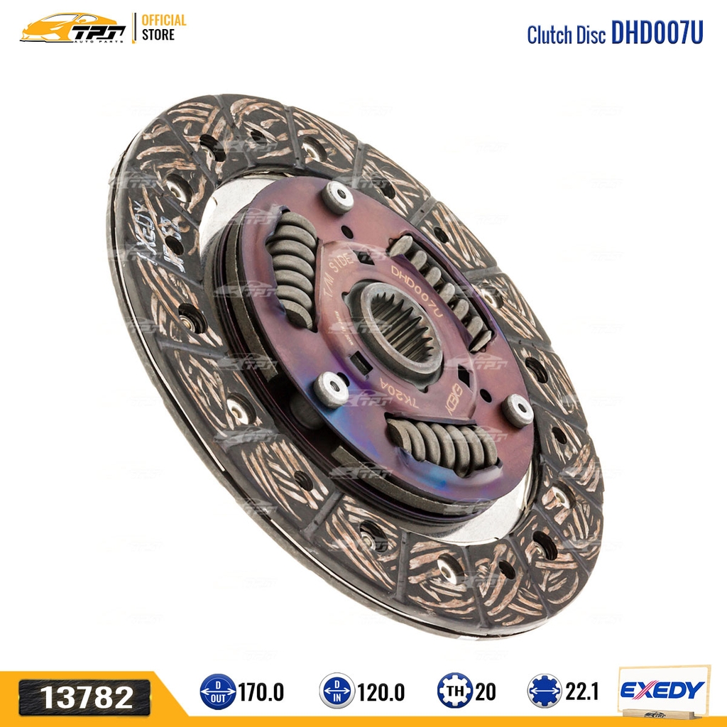 DHD007U Lá Côn [170-120-20R-22.1] Exedy