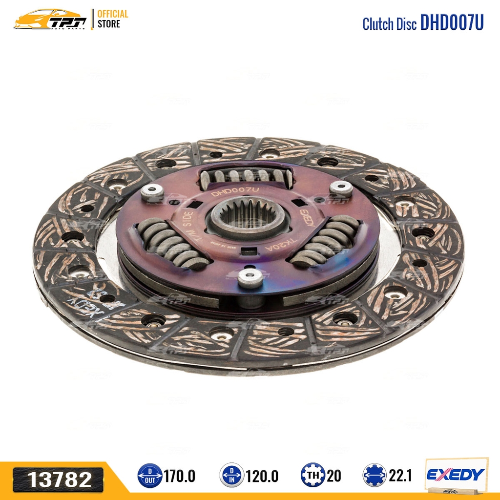 DHD007U Lá Côn [170-120-20R-22.1] Exedy