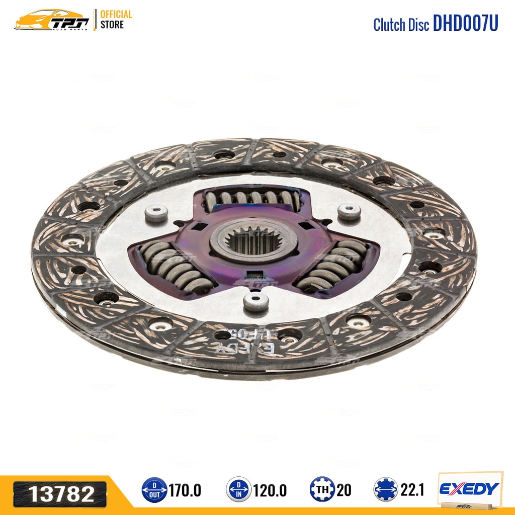 DHD007U Lá Côn [170-120-20R-22.1] Exedy
