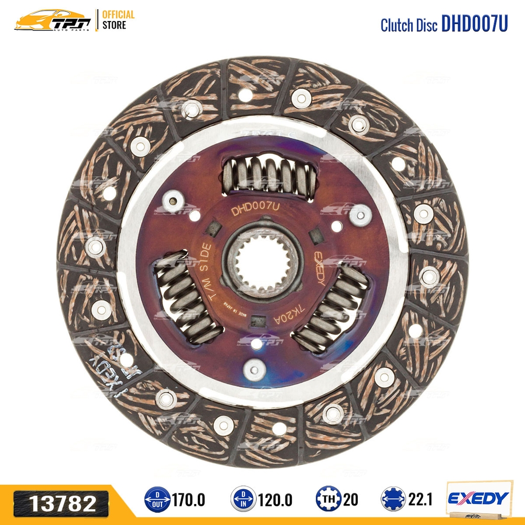 DHD007U Lá Côn [170-120-20R-22.1] Exedy