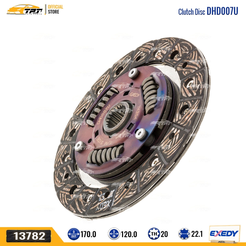 DHD007U Lá Côn [170-120-20R-22.1] Exedy