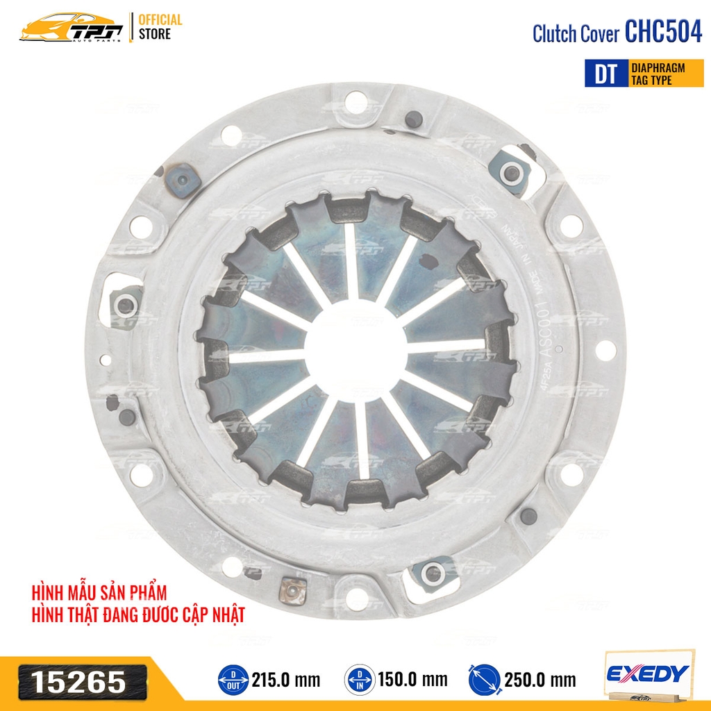 CHC504 Mâm Ép - Bàn Ép Kích Thước [215-150-250] Exedy - Japan