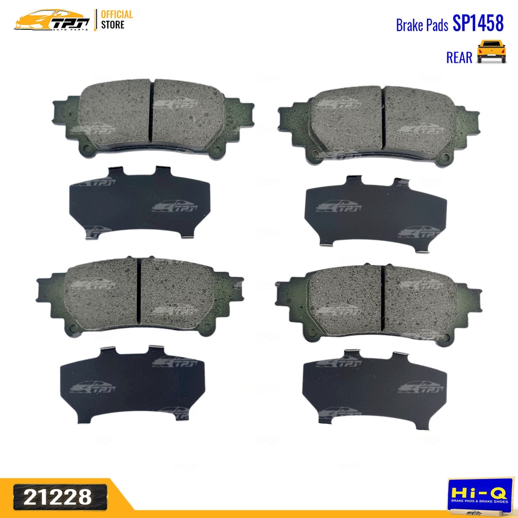 SP1458 Bố Thắng - Má Phanh SAU Toyota FORTUNER 2016-  SIENNA 10- HIGHLANDER 13-Lexus RX350 RX450 08-15 Hi-Q Sangsin - Korea