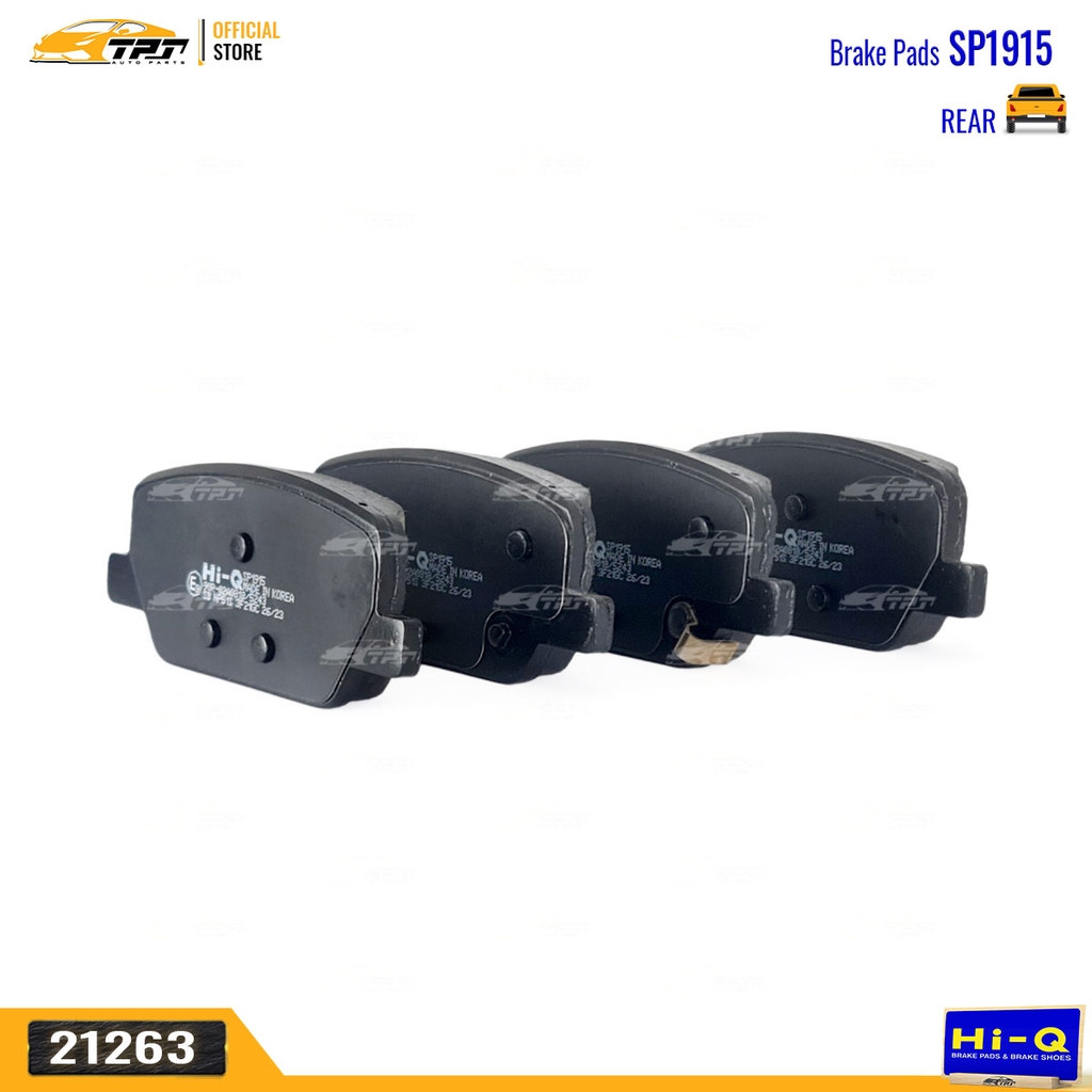 SP1915 Bố Thắng - Má Phanh SAU Hyundai SANTAFE 2018- (Dùng Phanh tay Điện Tử) Hàng Hi-Q - Sansing Korea