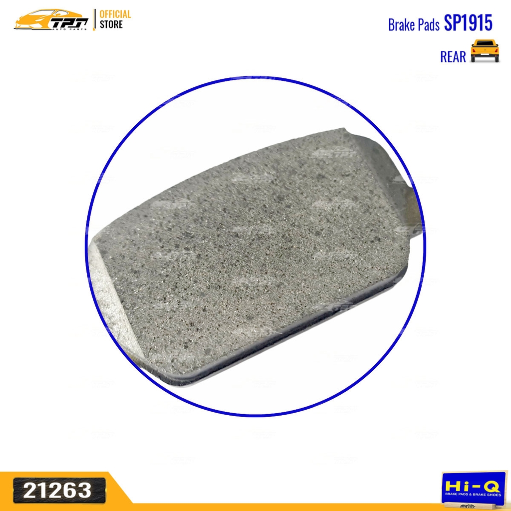 SP1915 Bố Thắng - Má Phanh SAU Hyundai SANTAFE 2018- (Dùng Phanh tay Điện Tử) Hàng Hi-Q - Sansing Korea