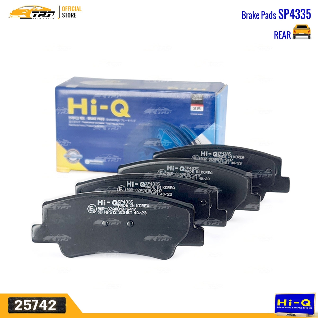 SP4335 - Bố Thắng - Má Phanh SAU Kia K5 Hyundai TUSON 22- Hi-Q Sansing Korea