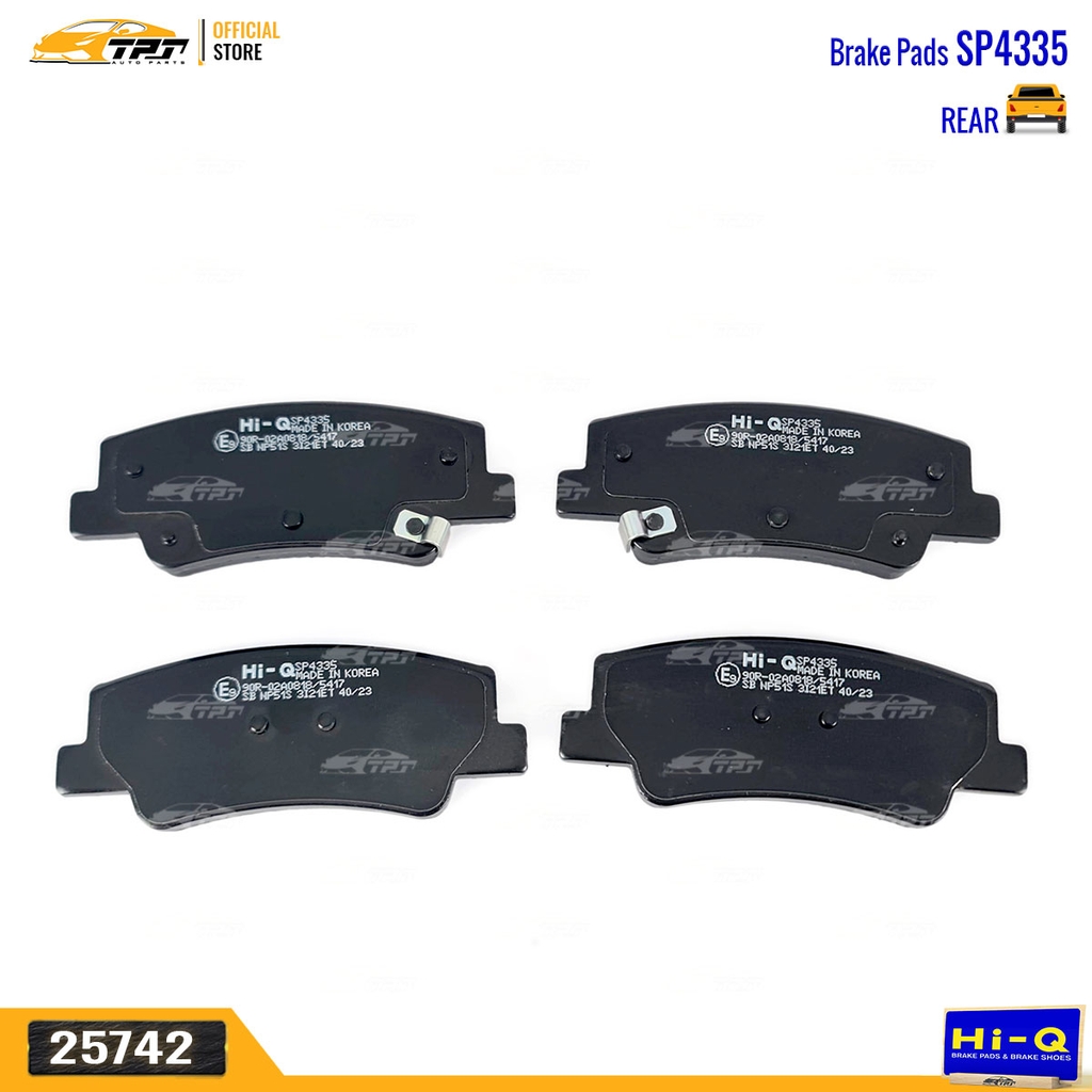 SP4335 - Bố Thắng - Má Phanh SAU Kia K5 Hyundai TUSON 22- Hi-Q Sansing Korea