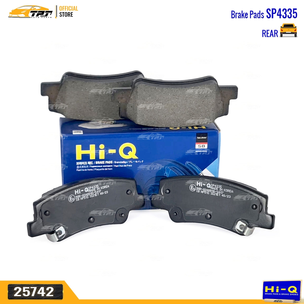 SP4335 - Bố Thắng - Má Phanh SAU Kia K5 Hyundai TUSON 22- Hi-Q Sansing Korea