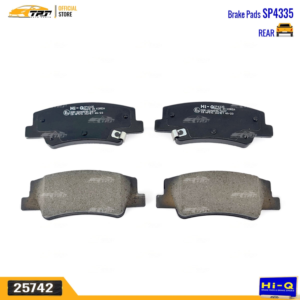 SP4335 - Bố Thắng - Má Phanh SAU Kia K5 Hyundai TUSON 22- Hi-Q Sansing Korea