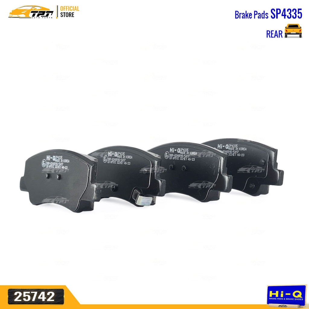 SP4335 - Bố Thắng - Má Phanh SAU Kia K5 Hyundai TUSON 22- Hi-Q Sansing Korea