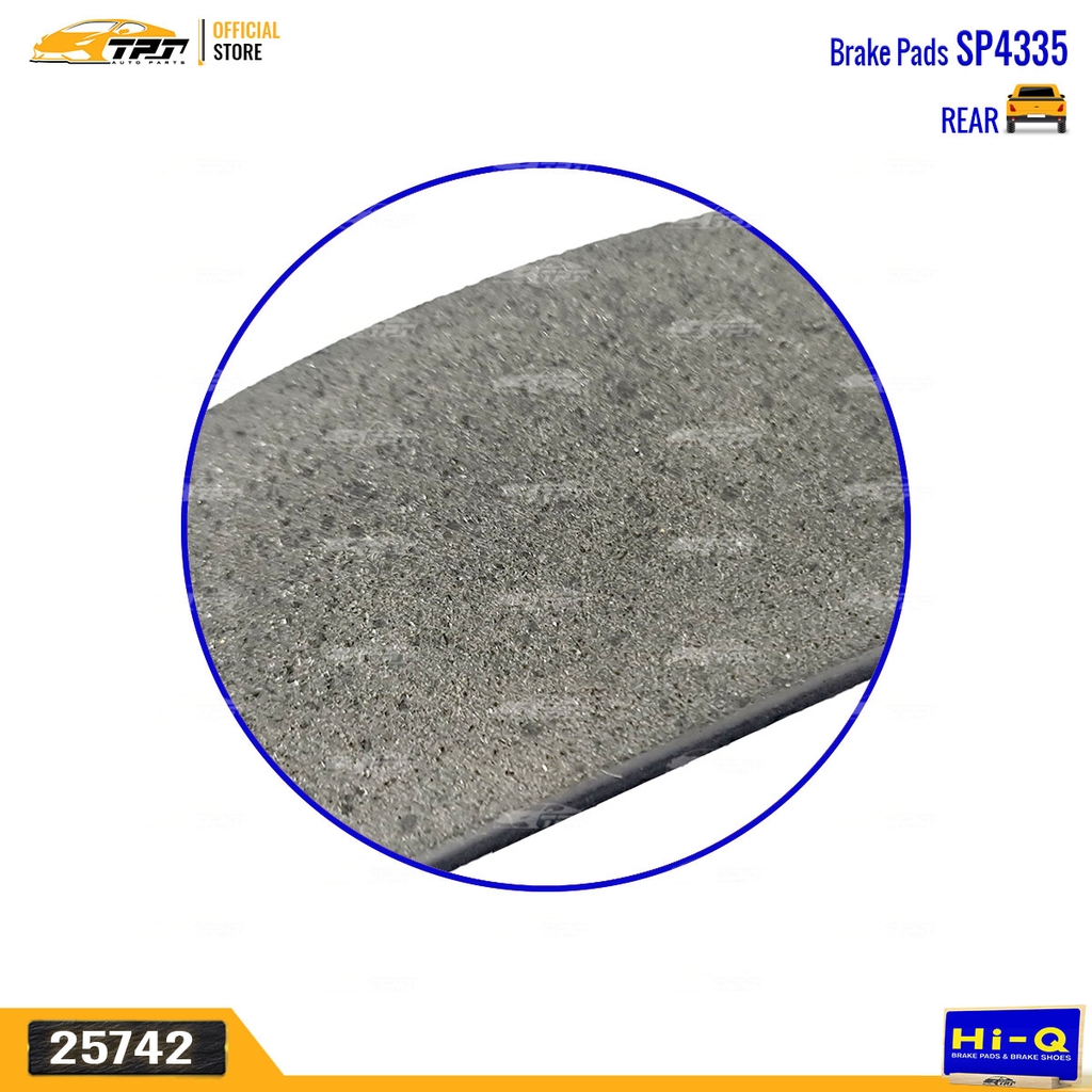 SP4335 - Bố Thắng - Má Phanh SAU Kia K5 Hyundai TUSON 22- Hi-Q Sansing Korea
